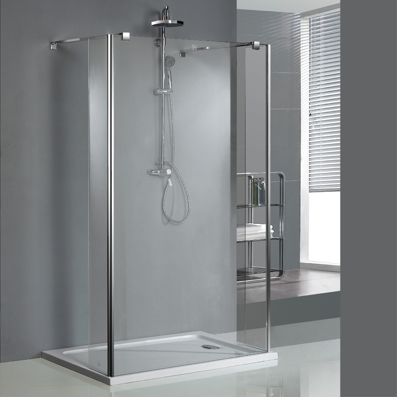 Kylpyhuone Semi Frameless Glass Walk Wet Rooms (HM-1382A)