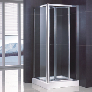 Hotelli Custom Framed Glass Corner Bifold Shower Ovet (WA-BS090)