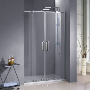 Home Semi Frameless Clear Glass liukuva suihku Ovet (HD440)